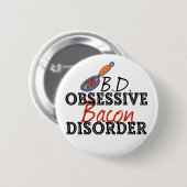 Funny Bacon Button (Vorne & Hinten)