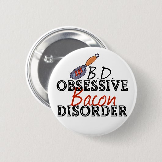 Funny Bacon Button (Vorne & Hinten)
