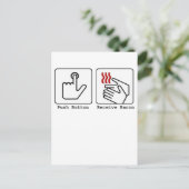 Funny Bacon Dryer Postkarte (Stehend Vorderseite)