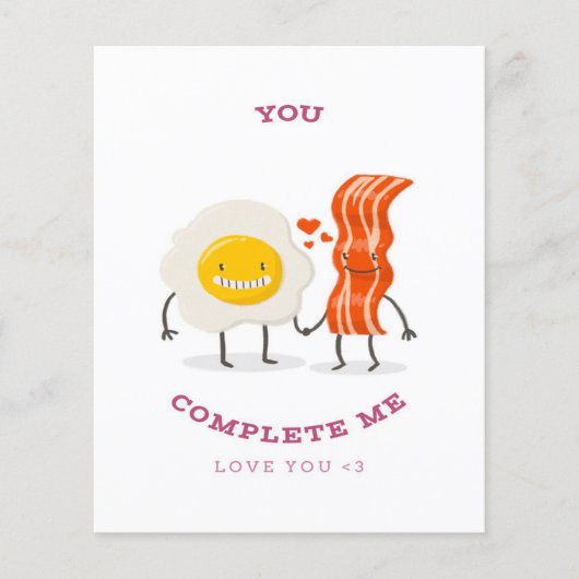 Funny Bacon Egg Complete | Bestes Geschenk für Stu Flyer (Vorne)