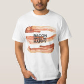 Funny Bacon Lover T-Shirt (Vorderseite)