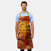 Funny Bacon Lovers Schürze | Fleisch und Bacon Spa (Getragen)
