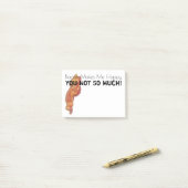 Funny Bacon Post-it Klebezettel (Auf Schreibtisch)