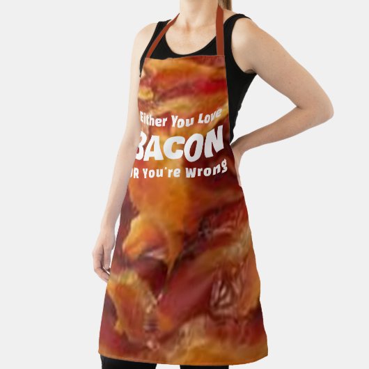 Funny Bacon Schürze, entweder Sie Liebe Bacon Spaß Schürze (InSitu)
