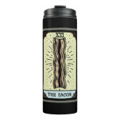 Funny Bacon Tarot Card Thermosbecher (Vorderseite)