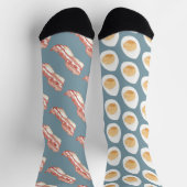 Funny Bacon und Eggs Muster Socken (Oben)