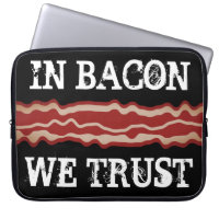 Funny bacon Zitat Laptop Ärmel für Schweineliebhab