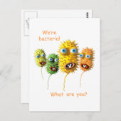 Funny Bacteria Postkarte (Vorne/Hinten)