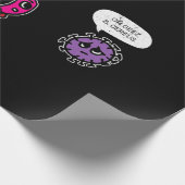 Funny Bacteria Pun Biology Science Biologe Geschenkpapier (Ecke)