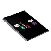 Funny Bacteria Pun Biology Science Biologe Notizblock (Rechte Seite)