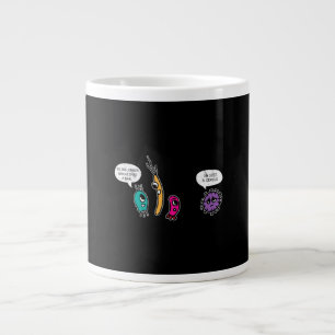 Funny Bacteria Pun Biology Science Biologin Jumbo-Tasse