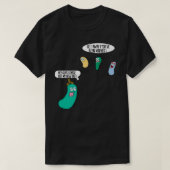 Funny Bacteria with Antibody Medical Laboratory sc T-Shirt (Design vorne)
