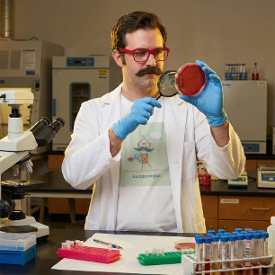 Funny Bacteriologist Scientist mit Big Mustache T-Shirt