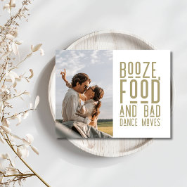 Funny Bad Dance Moves Foto Hochzeit speichern das  Ankündigungspostkarte