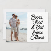 Funny Bad Dance Moves Foto Wedding Save The Date (Vorderseite)