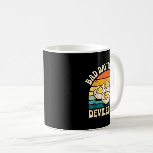 Funny Bad Day To Be A Deviled Egg Meme Kaffeetasse (VorderseiteRechts)