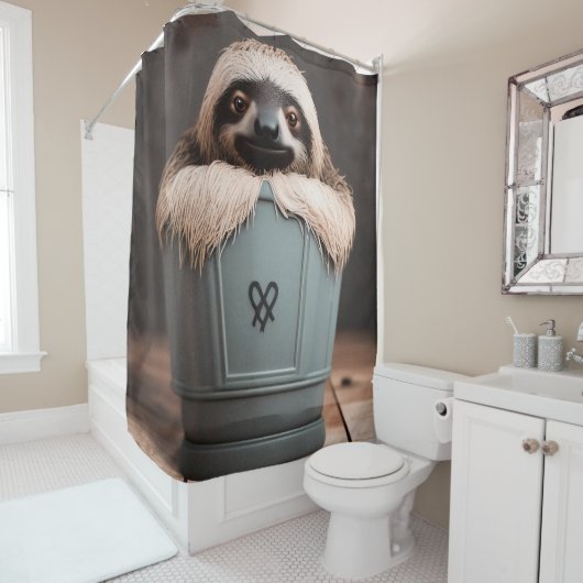 Funny Bad Deco Wine tasting in der Fattoria Moncuc Duschvorhang (Beispiel)