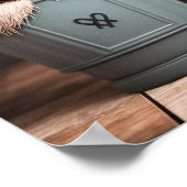 Funny Bad Deco Wine tasting in der Fattoria Moncuc Poster (Ecke)