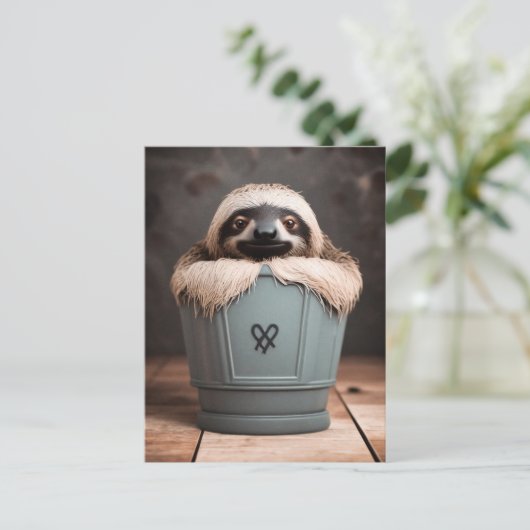 Funny Bad Deco Wine tasting in der Fattoria Moncuc Postkarte (Stehend Vorderseite)