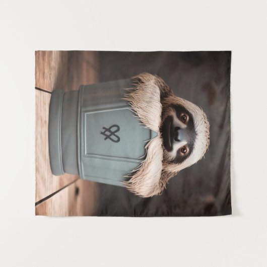 Funny Bad Deco Wine tasting in der Fattoria Moncuc Wandteppich (Vorderseite (Horizontal))