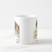 Funny Bad Dog in der Hundekaffee-Cup-Umarmung Kaffeetasse (Mittel)