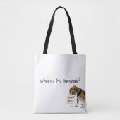 Funny Bad Dog Welpe ich habe es nicht gemacht Tasc Tasche (Vorderseite)