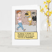 Funny Bad Dogs Geburtstagskarte Karte (Gelbe Blume)