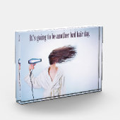 Funny Bad Hair Day Foto Block (Links)