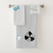 Funny Bad Handtuch Set - "Dry uns nicht aus! (Insitu)