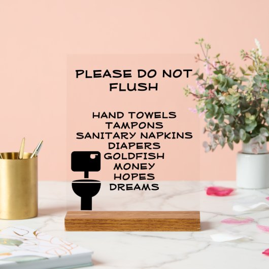 Funny Bad nicht spülen Acrylschild (Hochzeit)