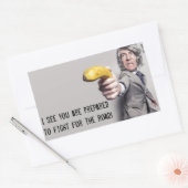 Funny Bad Parking Hinweis Rechteckiger Aufkleber (Umschlag)