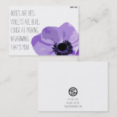 Funny Bad Parking Hinweis Visitenkarte (Vorne/Hinten)