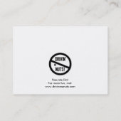 Funny Bad Parking Hinweis Visitenkarte (Rückseite)