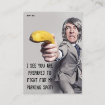 Funny Bad Parking Hinweis