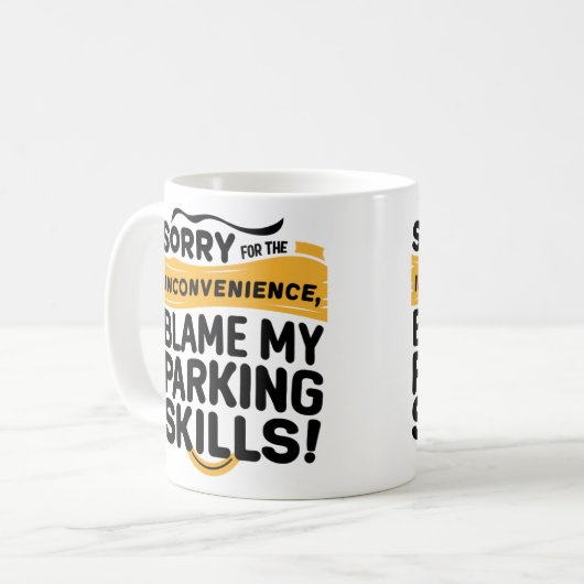 Funny Bad Parkskills Kaffeetasse (Vorderseite Links)