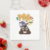 Funny Bad Spaß Halloween Spooky Poo Design Serviette (Beispiel)
