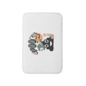 Funny Bad Spaß Niedlich Retro Halloween Spooky P Badematte (Vorderseite Vertikal)