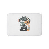 Funny Bad Spaß Niedlich Retro Halloween Spooky P Badematte (Vorderseite)