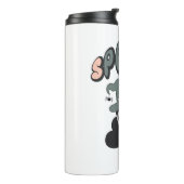 Funny Bad Spaß Niedlich Retro Halloween Spooky P Thermosbecher (Nach links gedreht)