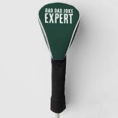 Funny Bad Vater Joke Expert BOLD TYPOGRAPHIE Golf Headcover (Vorderseite)