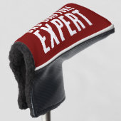 Funny Bad Vater Joke Expert BOLD TYPOGRAPHIE Golf Headcover (3/4 Vorderseite)