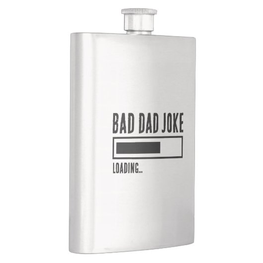 Funny Bad Vater Joke Loading Flachmann (Rechts)