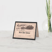 Funny Bad Vater Jokes Award Karte (Vorderseite)