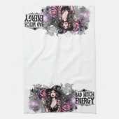 Funny Bad Witch Energy Geschirrtuch (Vertikal)