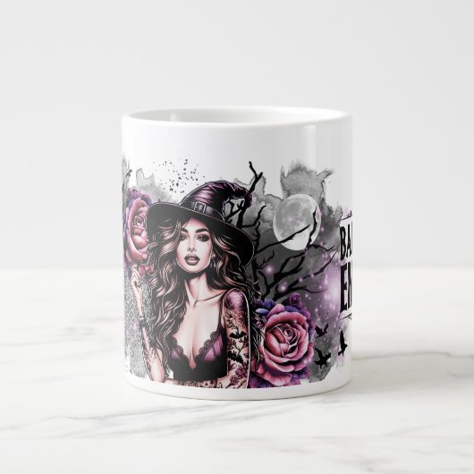 Funny Bad Witch Energy Jumbo-Tasse (Vorderseite)
