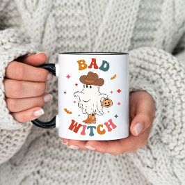 Funny Bad Witch Niedlicher Western Ghouls Hallowee Tasse