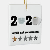 Funny Bad Year 2020 Weihnachten Keramikornament (Rechts)
