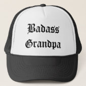 Funny Badass Grandpa Hut Truckerkappe (Vorderseite)
