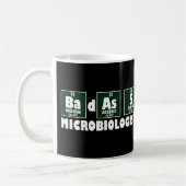 Funny Badass Microbiologe Kaffeetasse (Links)