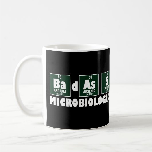 Funny Badass Microbiologe Kaffeetasse (Links)
